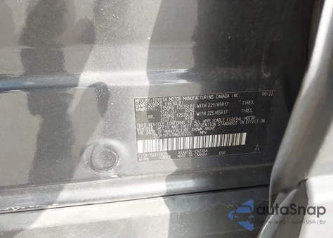 2022 Toyota Rav4 Le z USA, uszkodzony, nr VIN 2T3H1RFV1NW220225